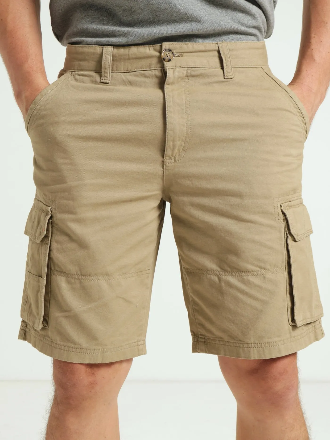 1 Up Cargo Shorts - Camel