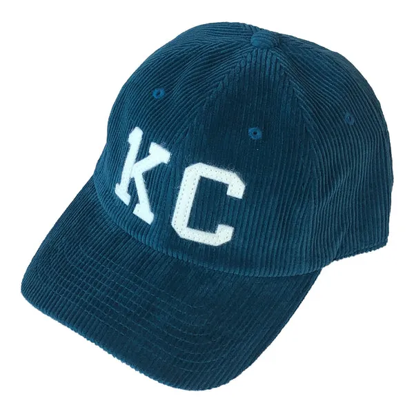 1KC | CORDUROY BASEBALL HAT - TURQUOISE