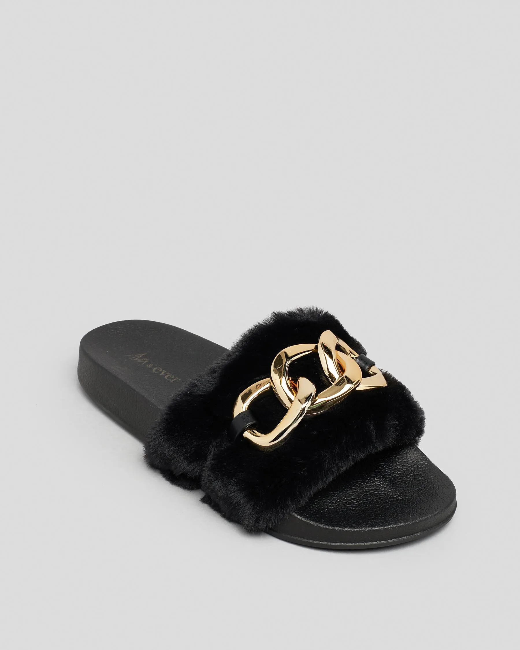 Ava And Ever Paris Chain Slide Sandals
