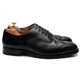 'Chetwynd' Black Leather Oxford Brogues UK 9.5 G