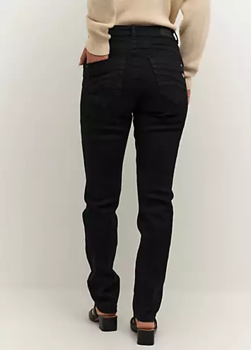 Cream Lone Mid Rise Straight Leg Jeans | Grattan