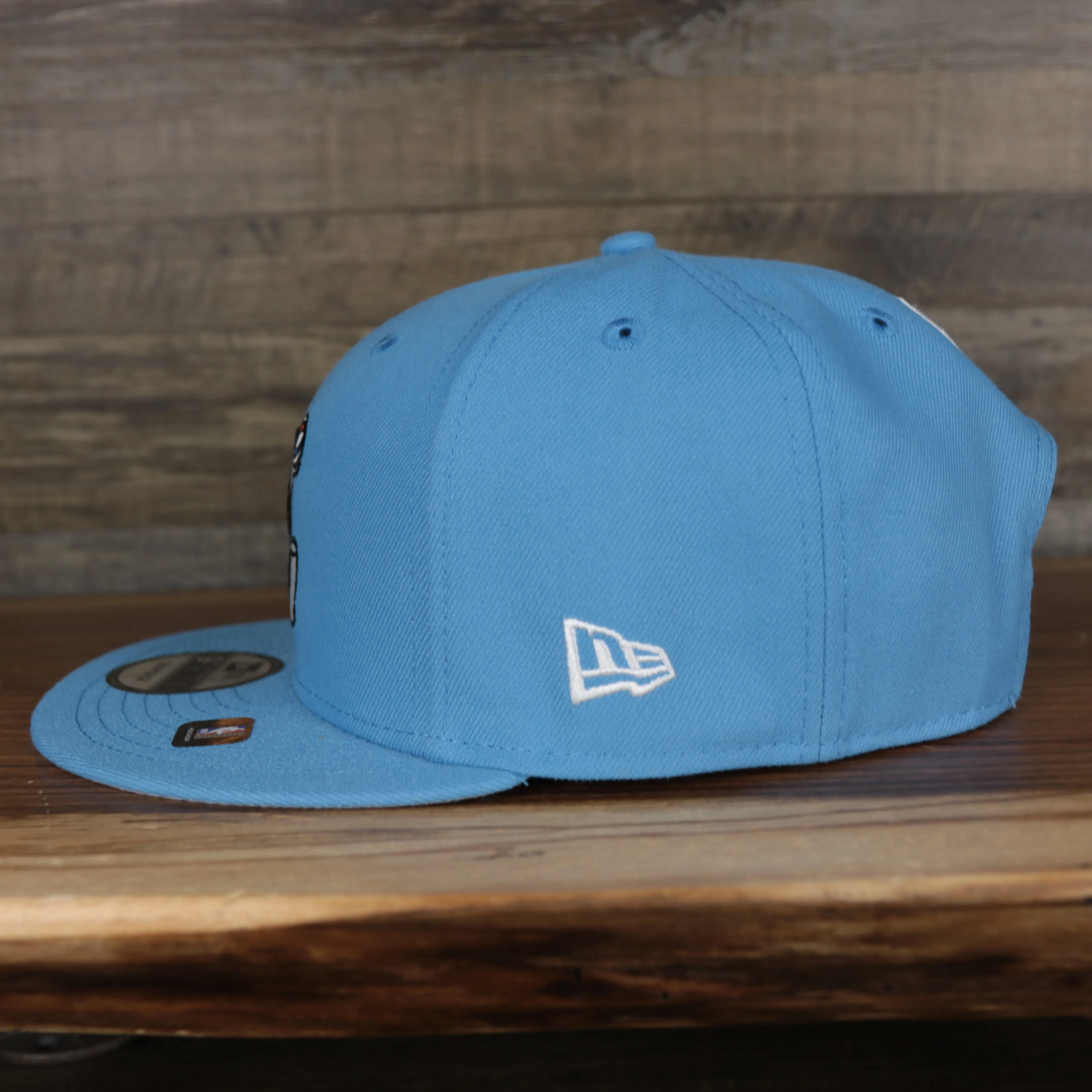 Denver Nuggets 2021 City Edition Vintage Grey Bottom 9Fifty Snapback | Light Blue