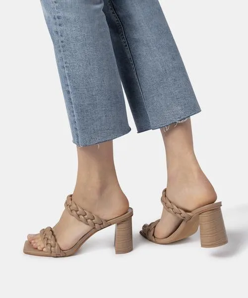 Dolce Vita Paily Braided Slide Sandal - Caramel