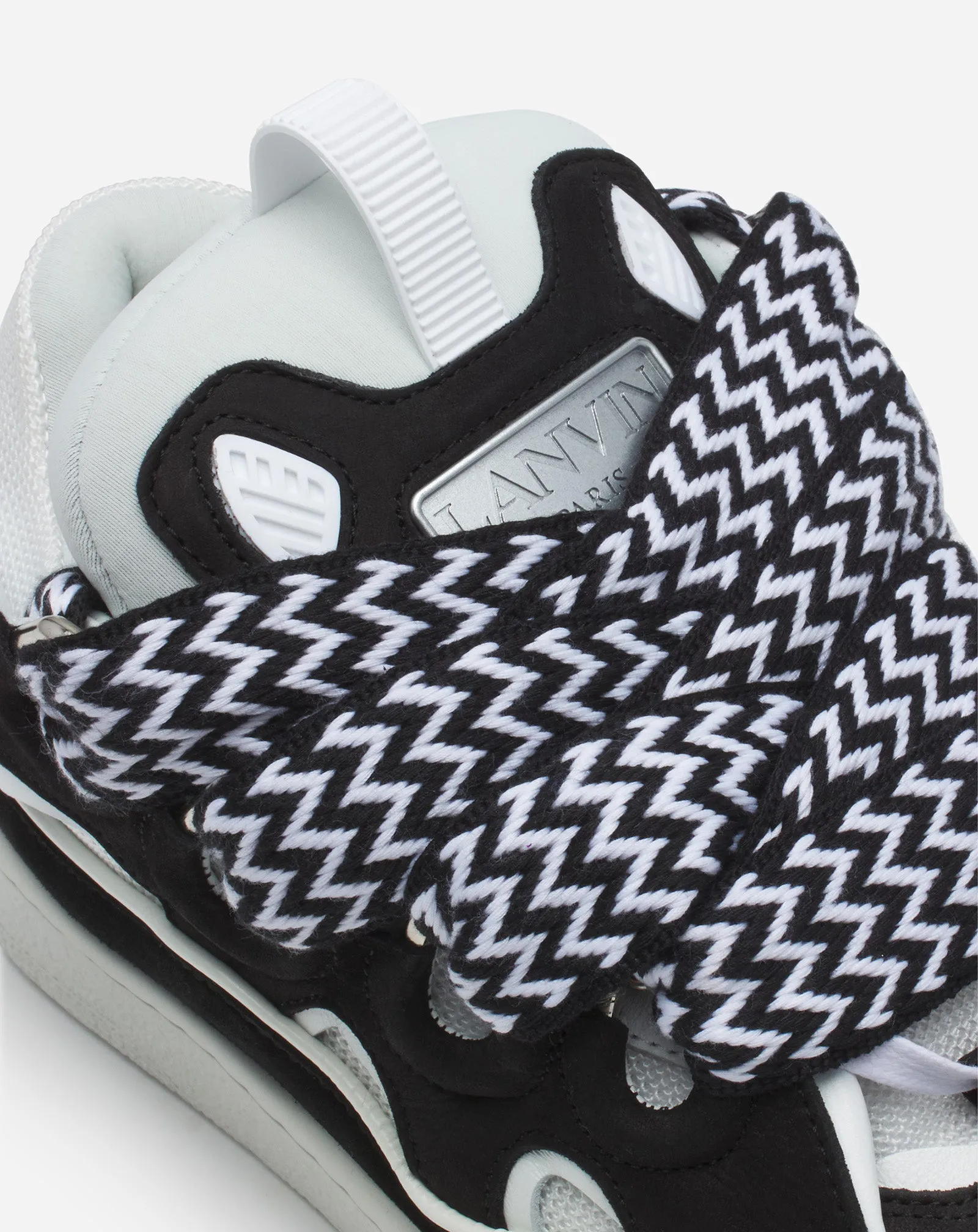 LEATHER CURB SNEAKERS