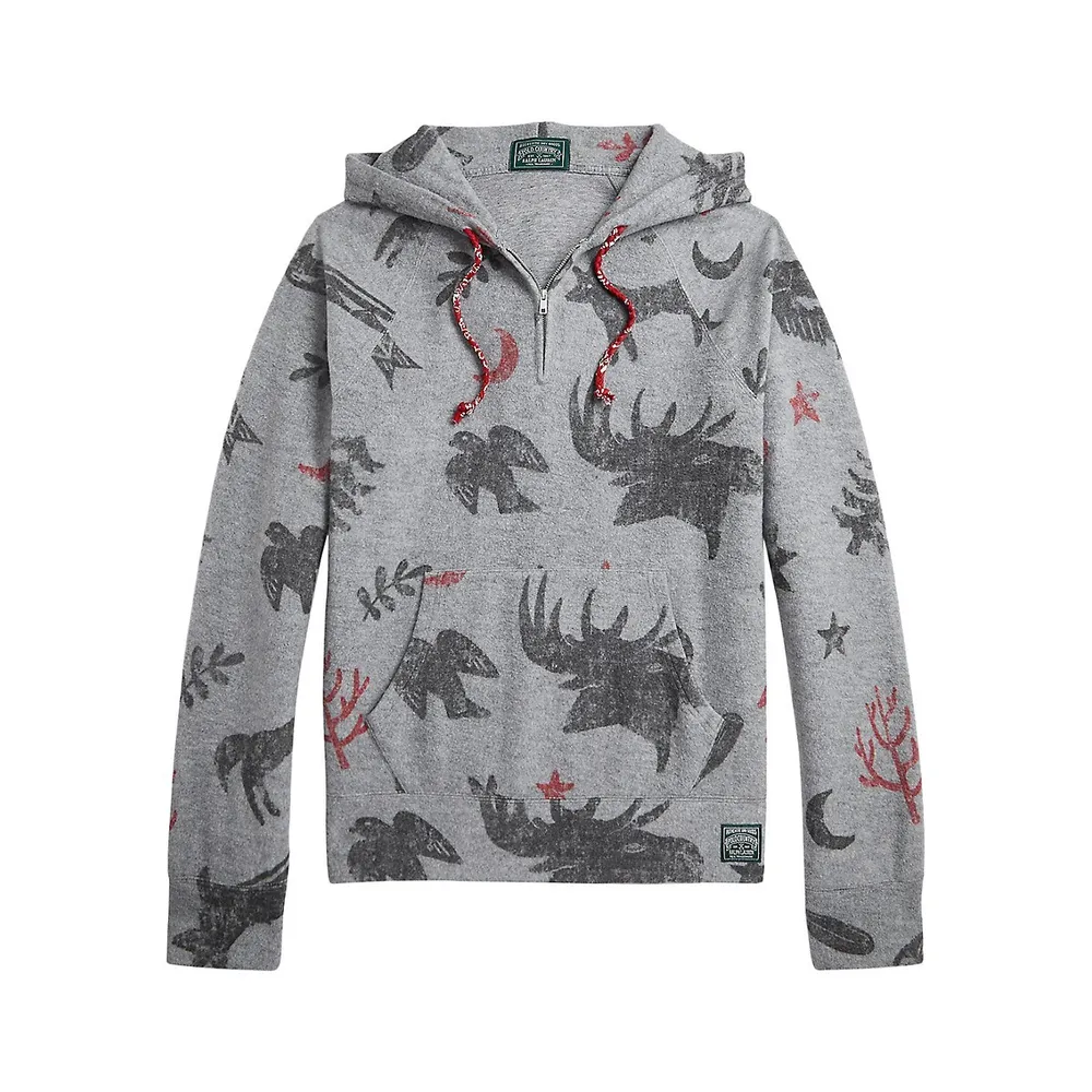 Polo Ralph Lauren Brushed Fleece Graphic Hoodie
