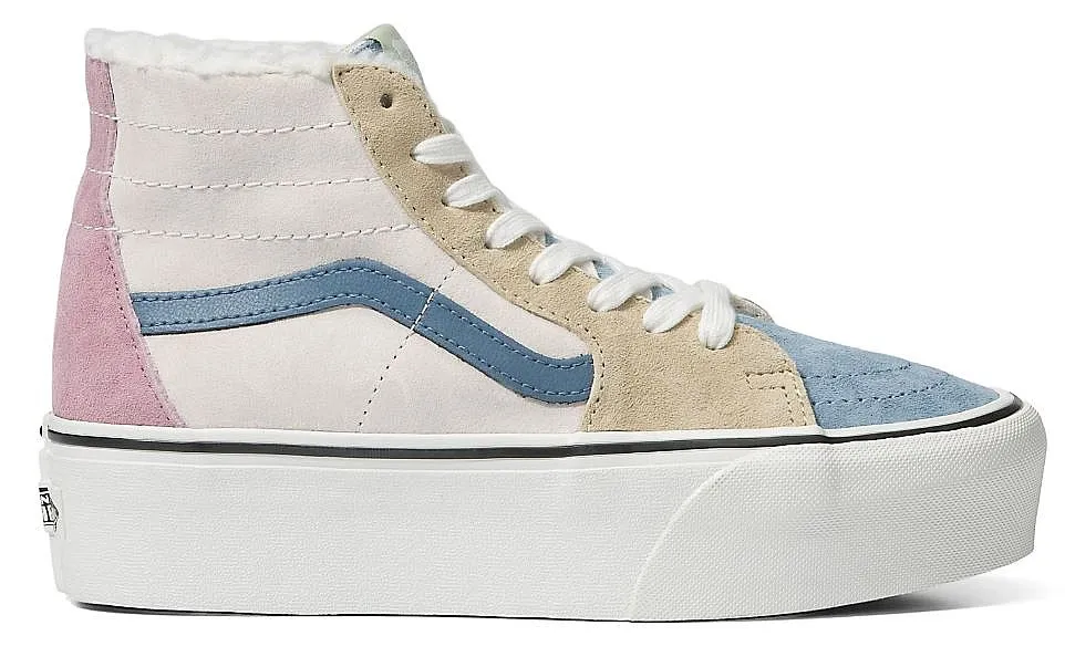 shoes Vans Sk8-Hi Tapered Stackform - Pig Suede/Sherpa Multi Color