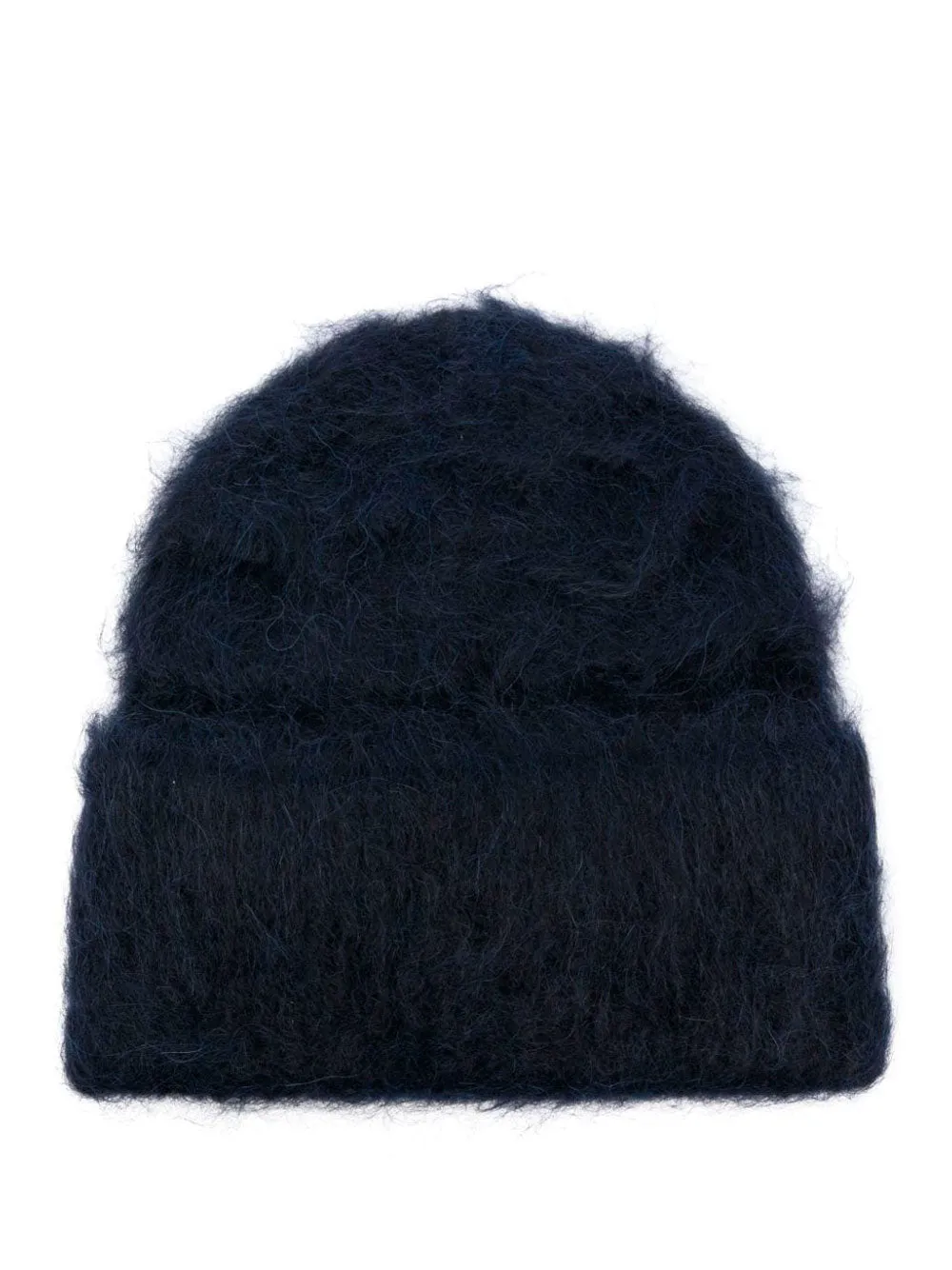 Turn-up hem beanie