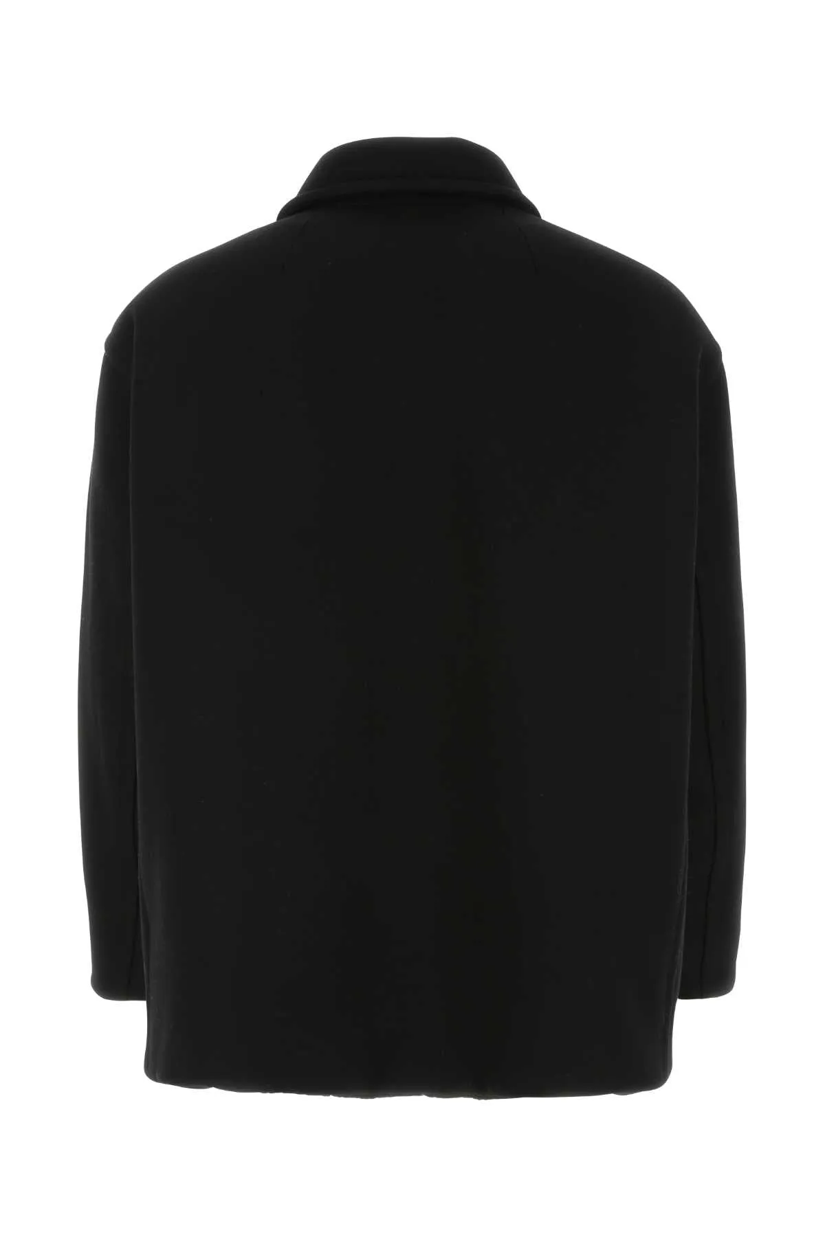 Valentino Garavani Black Wool Blend Coat