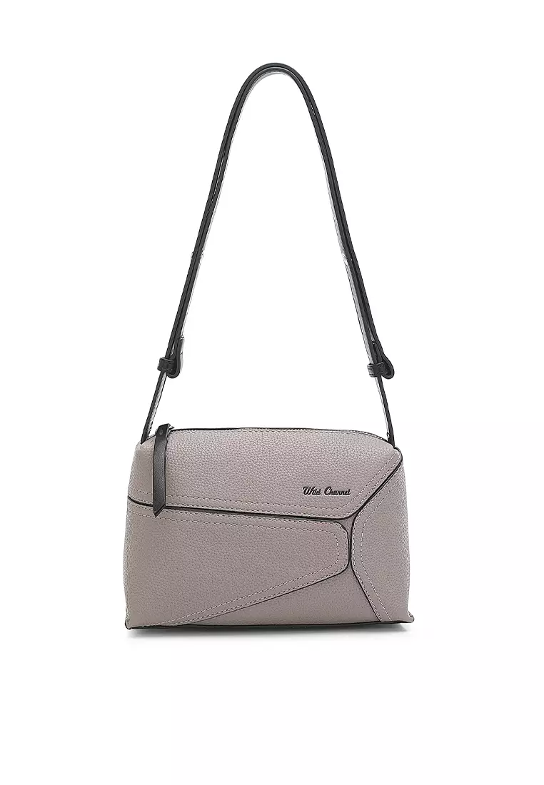 Wild Channel Women's Sling Bag / Crossbody Bag - Taupe